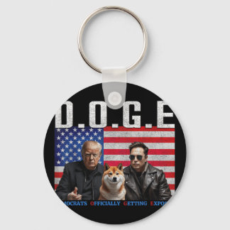 Funny D.o.g.e Doge Democrats Officially Getting Key Ring