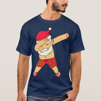Funny Dab Dance Xmas Gift Summer Dabbing Hawaiian  T-Shirt