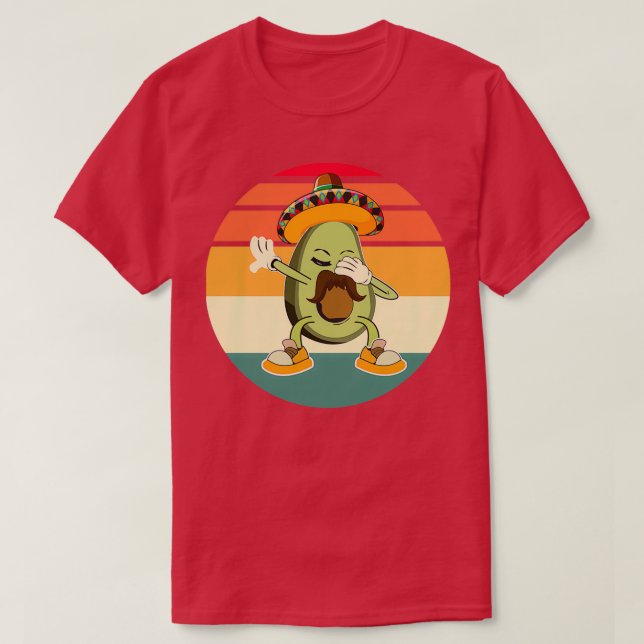 Funny Dabbing Avocado cinco de mayo Men Women Kids T-Shirt (Design Front)
