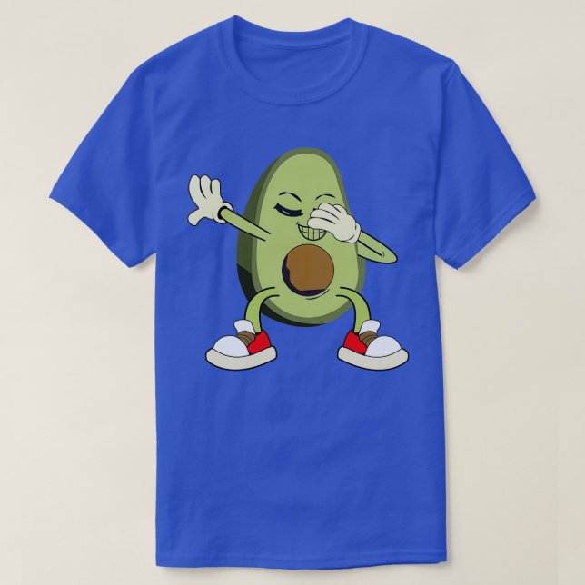 Funny Dabbing Avocado vegan food lover Women Kids T-Shirt (Design Front)