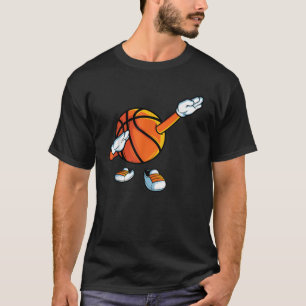Funny Dabbing Basketball Dancing Ball Game In Shoe T-Shirt