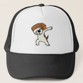 Funny Dabbing Beagle T-Shirt Trucker Hat