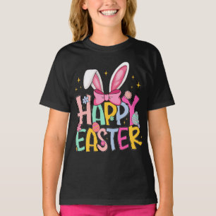 Funny Dabbing Bunny Easter Happy Easter  T-Shirt