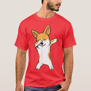 Funny Dabbing Corgi dog Dab Dance T-Shirt