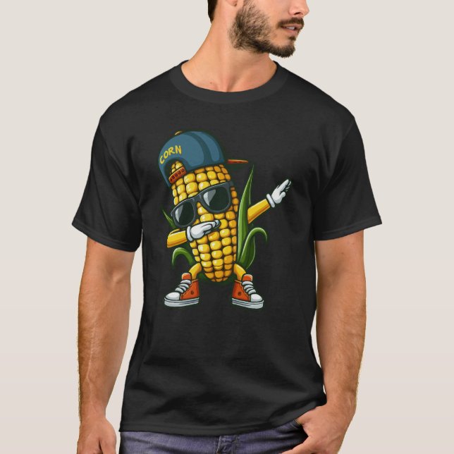 Funny Dabbing Corn T-Shirt (Front)