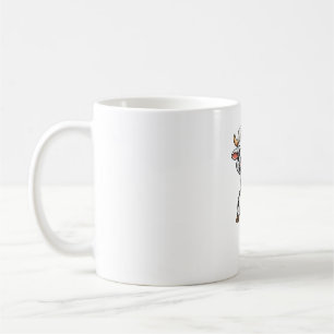 Funny Dabbing Cow Cute Dabbing Cow Farm Animal Coffee Mug