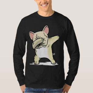 Funny Dabbing Cream French Bulldog Dog T-Shirt