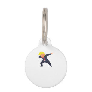 Funny Dabbing Design Classic Pet Tag