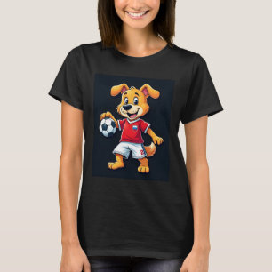 Funny Dabbing Dog Russia Soccer Jersey Russian Foo T-Shirt