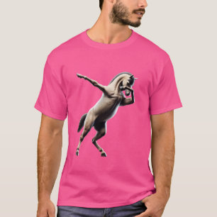 Funny Dabbing Horse Cool Dab Fun Animal Lover Danc T-Shirt