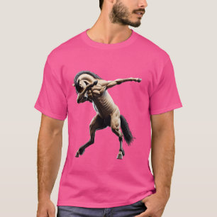 Funny Dabbing Horse Cool Dab Fun Animal Lover Danc T-Shirt