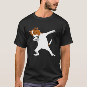 Funny Dabbing Jack Russell Terrier Dog Party Birth T-Shirt