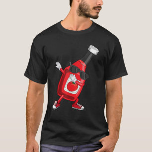 Funny Dabbing Ketchup Lover Gift For Kids Boy Cute T-Shirt