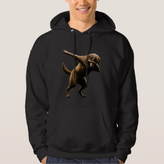 Funny Dabbing Labrador Retriever Dog Cool Dab Fun  Hoodie
