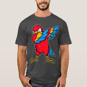 Funny Dabbing Parrot Dab Dance Cockatoo Bird T-Shirt