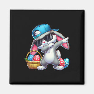 Funny Dabbing Rabbit Easter Eggs Dab Boys Girls Ki Magnet