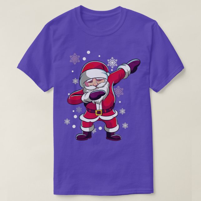 Funny Dabbing Santa  Santa Claus Christmas Gift s  T-Shirt (Design Front)
