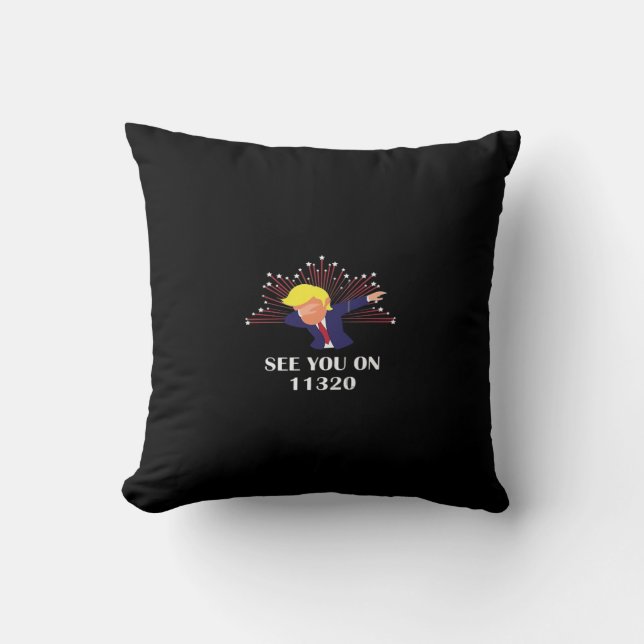 Funny Dabbing See 11320 Design Graphic Cushion (Front)