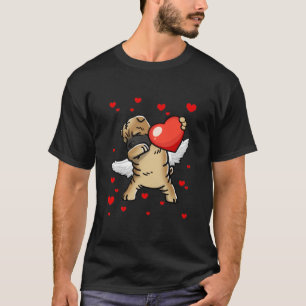 Funny Dabbing Shar-Pei Dog Heart Valentine's Day G T-Shirt
