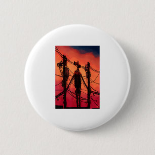 Funny dabbing Siren Head vintage meme c 6 Cm Round Badge