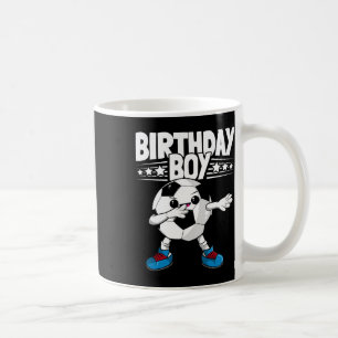 Funny Dabbing Soccer Birthday Boy Kids Boys Annive Coffee Mug