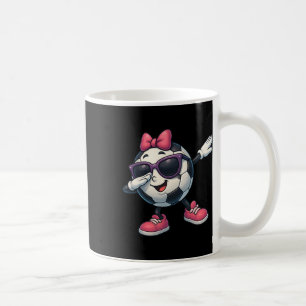 Funny Dabbing Soccer Ll Girl Tee For Kids Youth Fa Coffee Mug