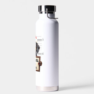 Funny Dachshund Christmas Dear Santa I Can Explain Water Bottle