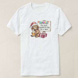 Funny Dachshund Christmas T-Shirt