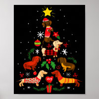 Funny Dachshund Christmas Tree Ornament Decor Gift