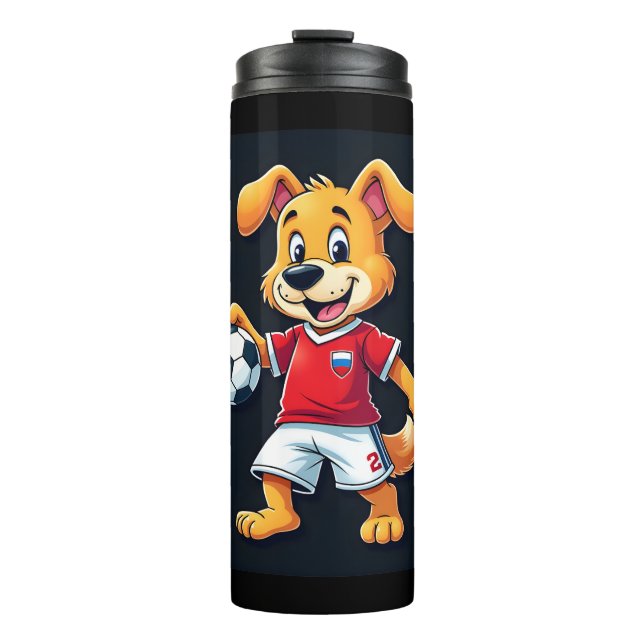 Funny Dachshund Dog Hotdog Sandwich Weenie Sausage Thermal Tumbler (Front)