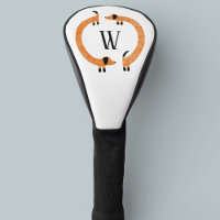 Funny Dachshund Dog Monogram