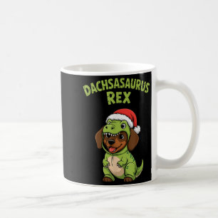 Funny Dachshund Dog T-rex Costume Christmas Kids B Coffee Mug