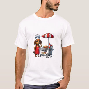Funny Dachshund Dog Weiner Sausage Hotdog Sandwich T-Shirt