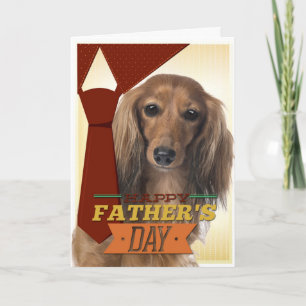 Funny Dachshund Father's Day Card