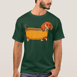Funny Dachshund Hotdog Cute Wiener Dog Lover T-Shirt