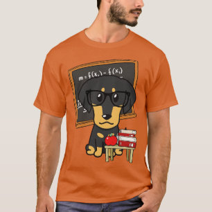 Funny dachshund is teaching T-Shirt