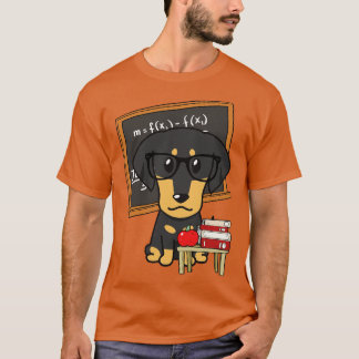 Funny dachshund is teaching T-Shirt