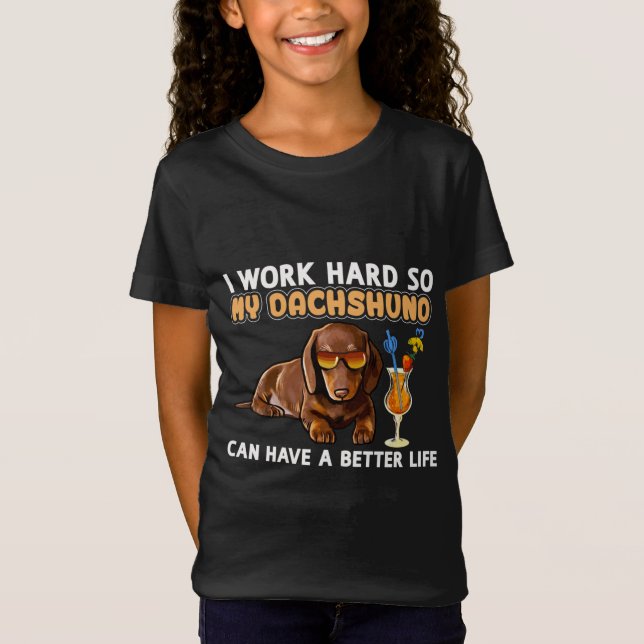 Funny Dachshund Lover T-Shirt (Front)
