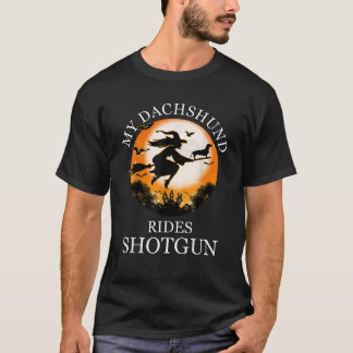 Funny Dachshund Owner Dog Lover Halloween Costume T-Shirt