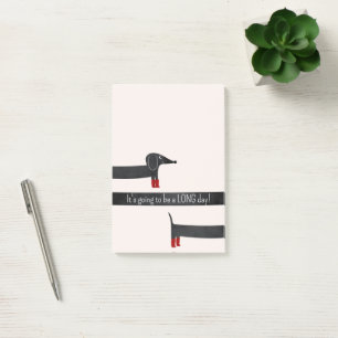 Funny Dachshund Post-it Notes