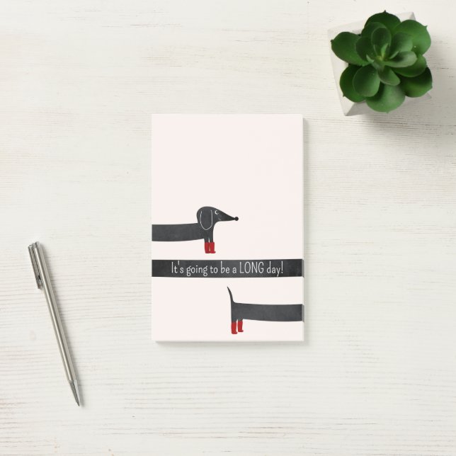 Funny Dachshund Post-it Notes (Office)
