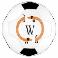 Funny Dachshund Sausage Dog Monogram