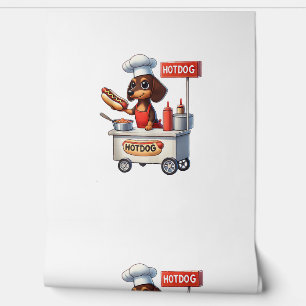 Funny Dachshund Sausage Dog Weenie Hotdog Sandwich Wallpaper