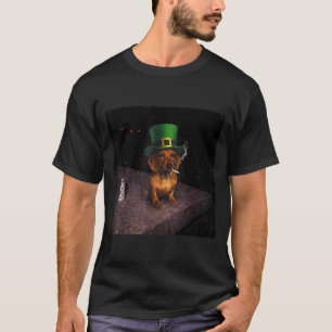 Funny Dachshund Smoking Meme Gen T-Shirt