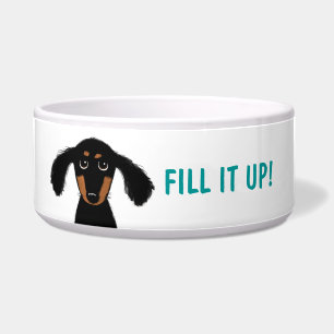 Funny Dachshund with Custom Text