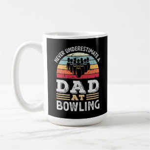 Funny Dad at Bowling Father's Day Gift Men Coffee Mug