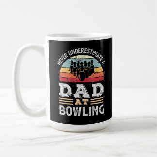 Funny Dad at Bowling Father's Day Gift Men Coffee Mug