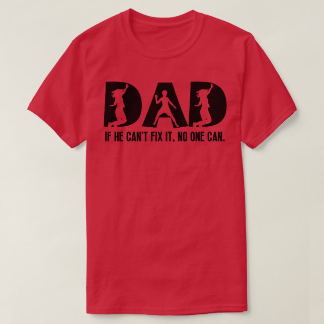 Funny Dad Birthday 6 T-Shirt (Design Front)