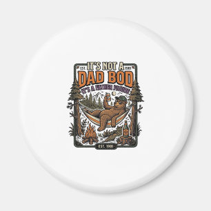 Funny Dad Bod Bear Camping Father Figure Shirt_1 Magnet