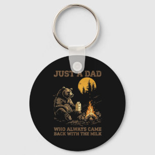 Funny Dad Camng Bear Quote Gift For Father's Day H Key Ring